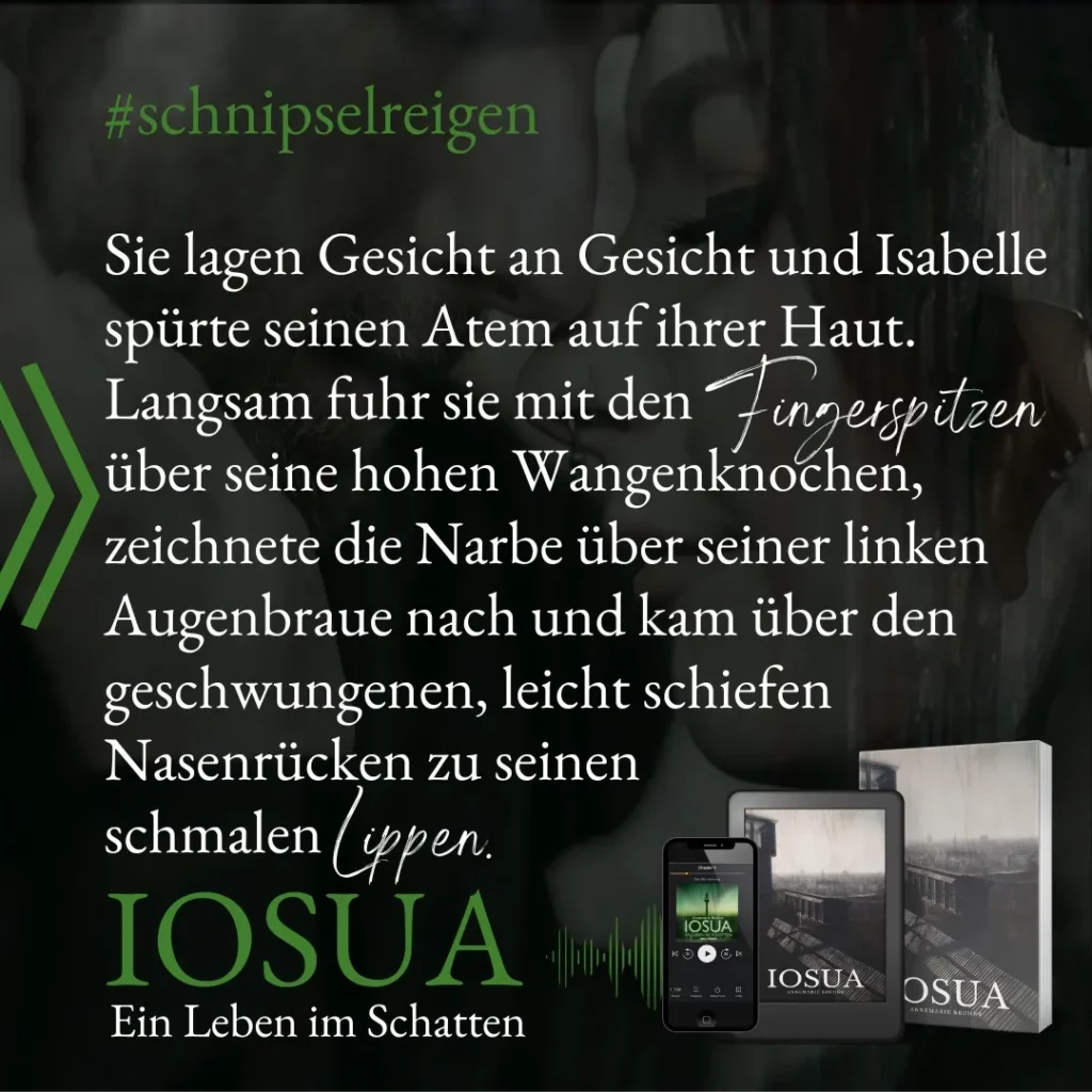 Langsam fuhren sie mit den Fingerspitzen über seine hohen Wangenknochen.